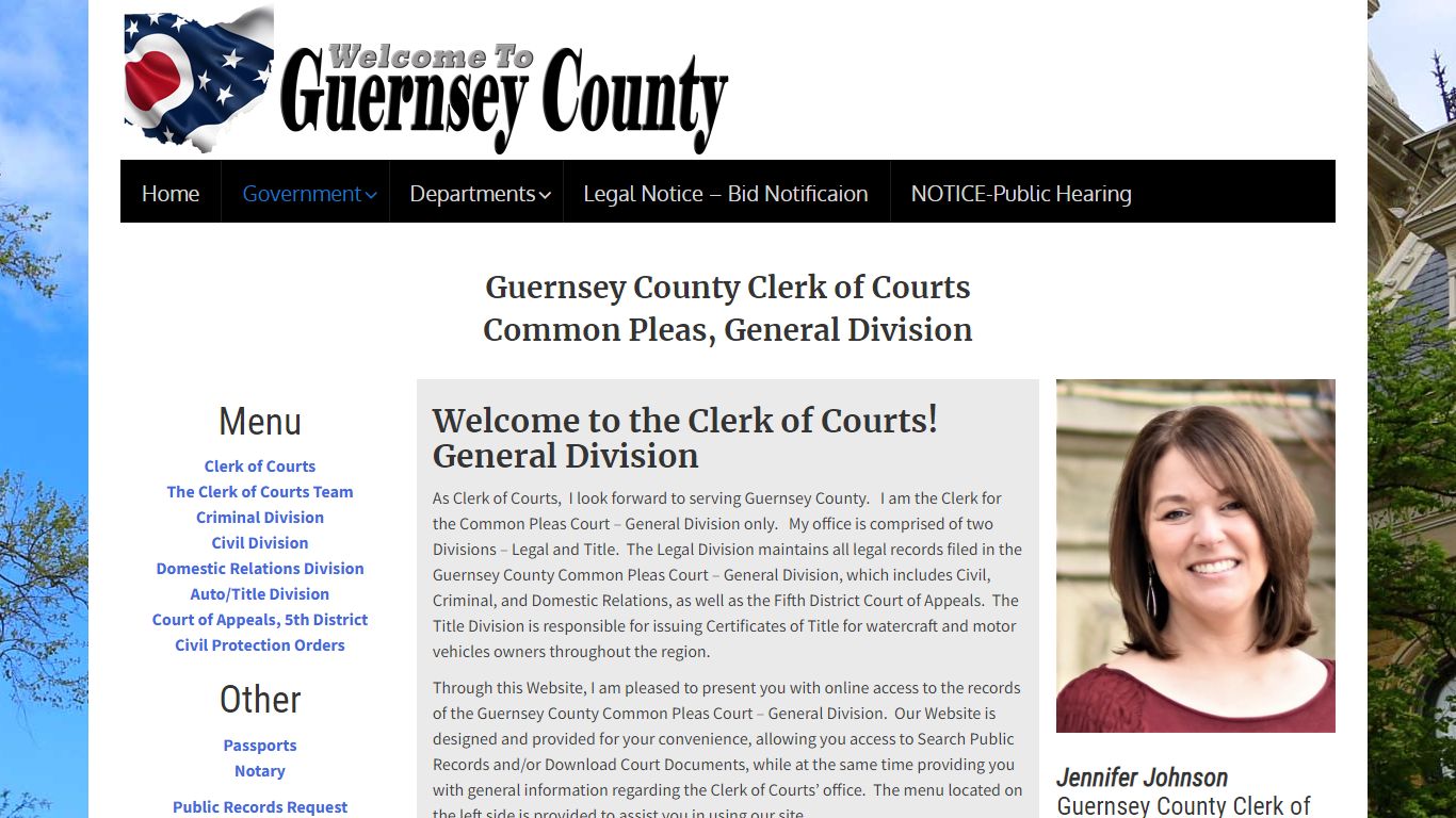 Clerk of Courts - Guernsey County, Ohio